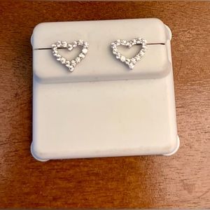 Sterling silver 925 hearts ❤️ earrings